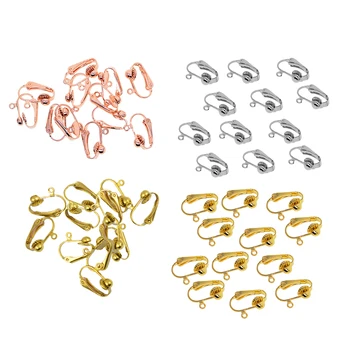 

48 Pieces Clip-on Earring Converter with Open Loop DIY Earrings Findings