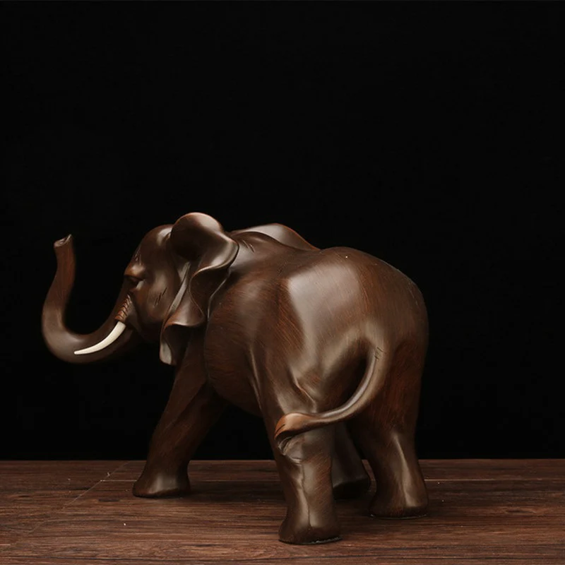 Миниатюрный декор сада статуэтка слона из смолы домашняя статуя ремесла офисная гостиная фэн-шуй декор со слоном украшения