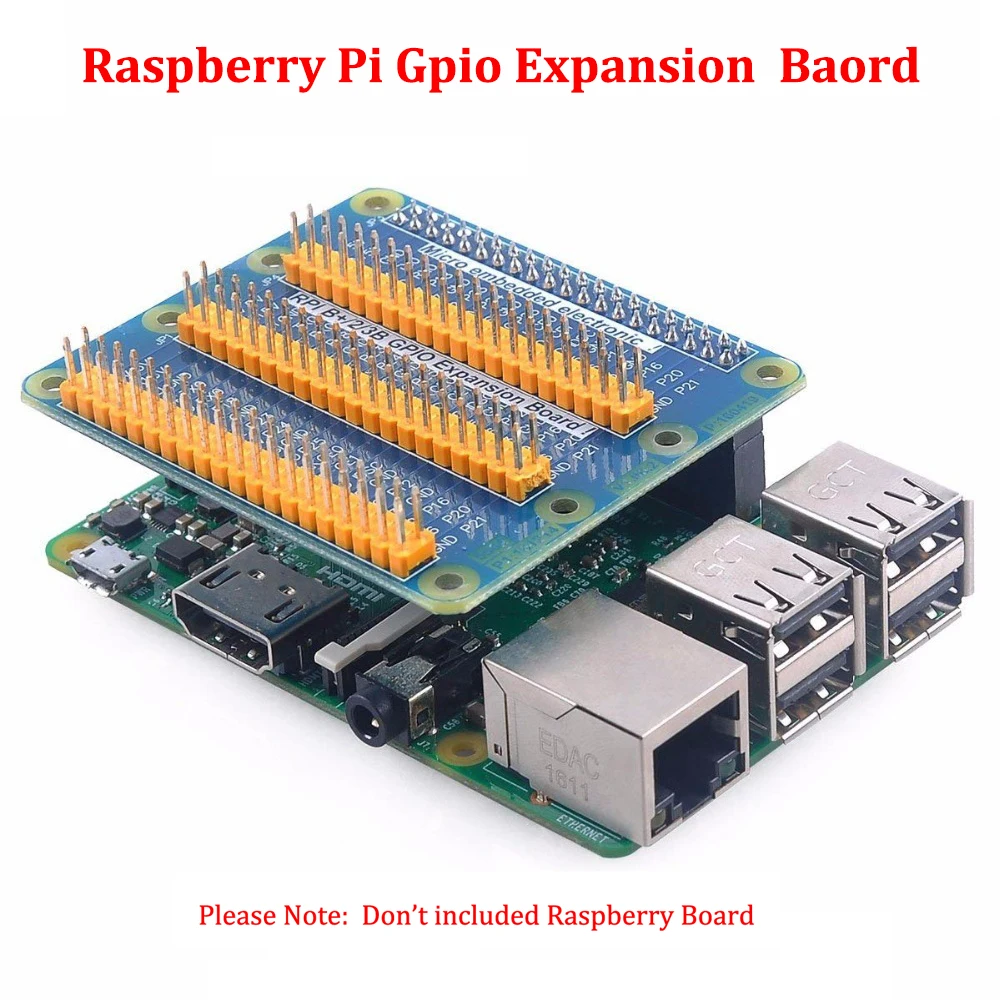 Плата расширения Aokin Raspberry Pi Gpio для 2 3 B + с винтами|Аксессуары демонстрационных