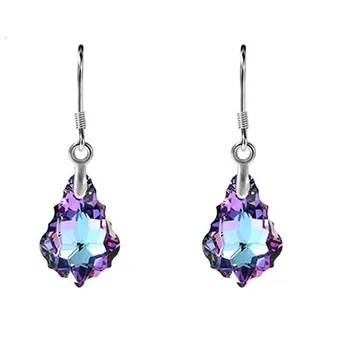 

Hermosa Women Christmas Jewelry Gifts Neon Hypoallergenic Earrings Crystals from Swarovski Hypoallergenic