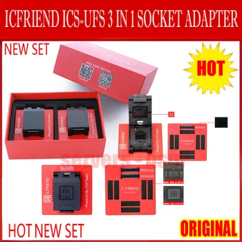 

2020 NEWEST ORIGINAL ICFriend ICs-UFS 3 IN 1 UFS adapters socket support UFS BGA254 BGA153 BGA9 with EASY JTAG PLUS box work