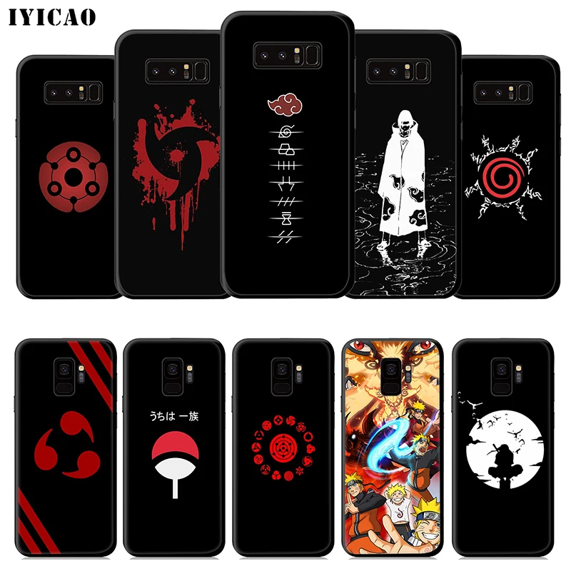 IYICAO Наруто Shippuden логотип мягкий Чехол для samsung Galaxy S10e S10 S9 S8 Plus S6 S7 Edge Note 10 9 8 TPU |