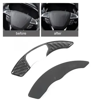 

Carbon Fiber Steering Wheel Shift Paddle Fits for Lincoln MKZ MKC MKX MKT Voyager car accessories