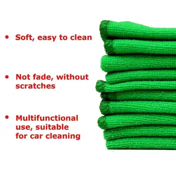 

Auto Car Towels Microfiber Cleaning Detailing 25x25cm Parts Accessories