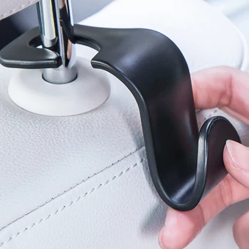 

Auto Fastener Clip Headrest Hanger Interior Accessories Car Clips Seat Back Hooks Stowing Tidying Car-styling