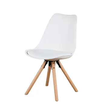

Set of 4/6 modern dining chairs, retro-designed armchairs, high-quality Simplicity chair with wooden legs, suit for dining room