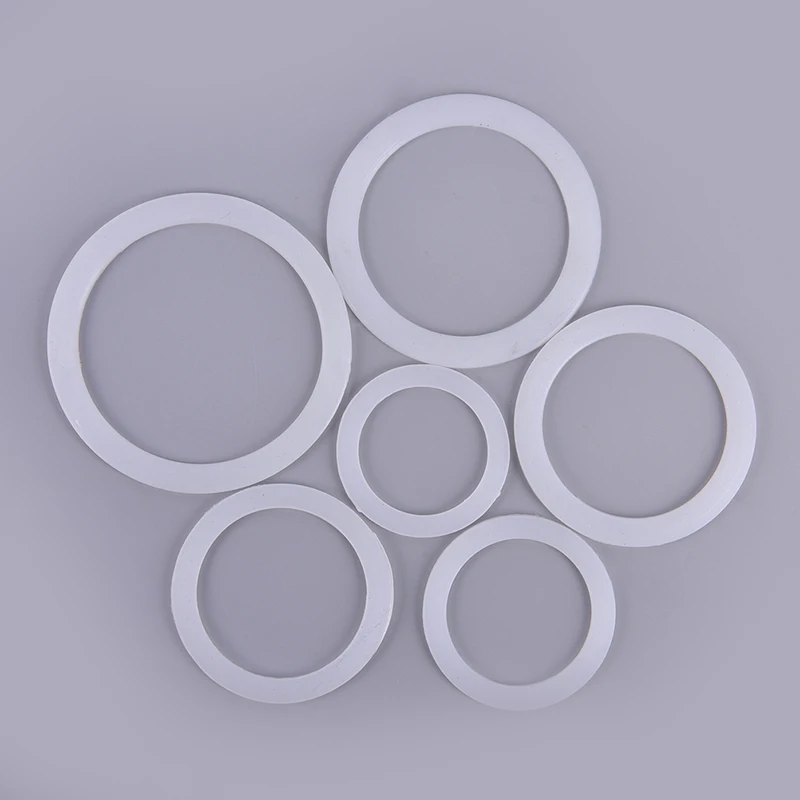 Silicone Seal Ring 2Pcs/lot Flexible Washer Gasket Kitchen Coffee Parts Makers Accessories