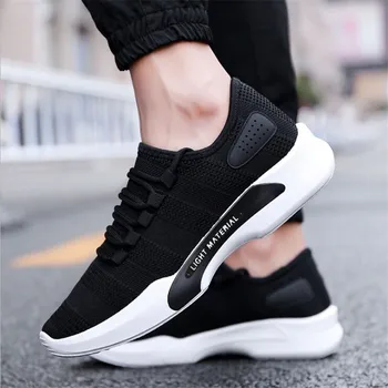 

New Mesh Men Casual Shoes Lac-up Men Shoes Lightweight Comfortable Breathable Walking Sneakers Tenis masculino Zapatillas Hombre