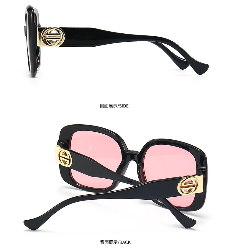 DPZ Fashion Square Sunglasses Women Luxury Oversized Gradient Sun Glasses Classic Eyewear for Lady Shades Eyewear Oculos 927 best sunglasses for big nose