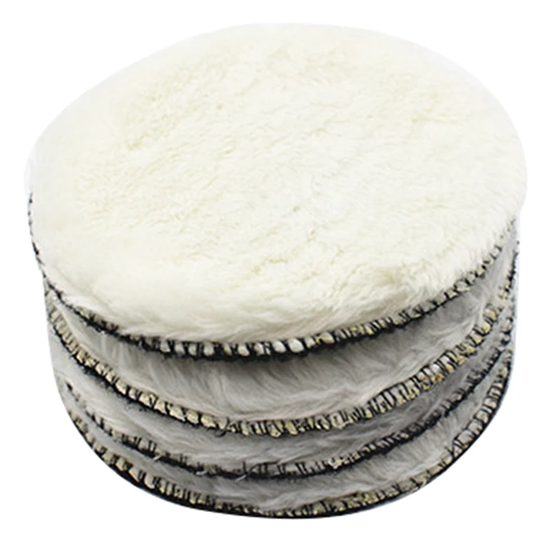 

20Pcs 125Mm Car Polishing Pad 5 Inch Polish Waxing Pads Fiber Polisher Bonnet Car Paint Care