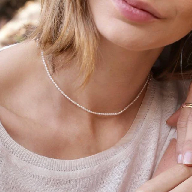 Freshwater Pearl Necklace Choker 