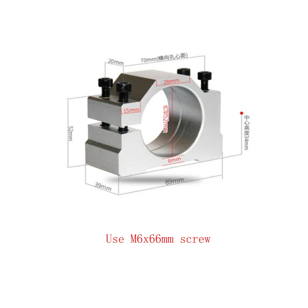 1 шт. двигатель шпинделя гравировального станка от 20 мм до 90 мм Кронштейн сиденья ЧПУ резьба Зажим Держатель алюминий
