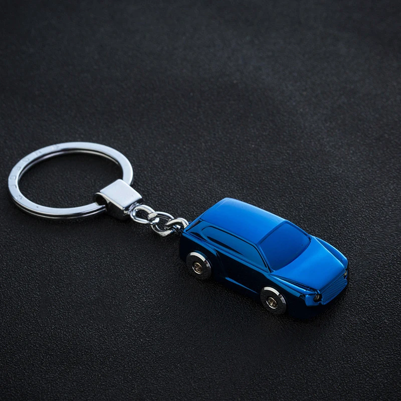 Прекрасный автомобильный брелок для ключей, автомобильный брелок для Toyota Rav4, Volkswagen Polo, Volvo, Mercedes, W205, автомобильные аксессуары - Color Name: blue without box
