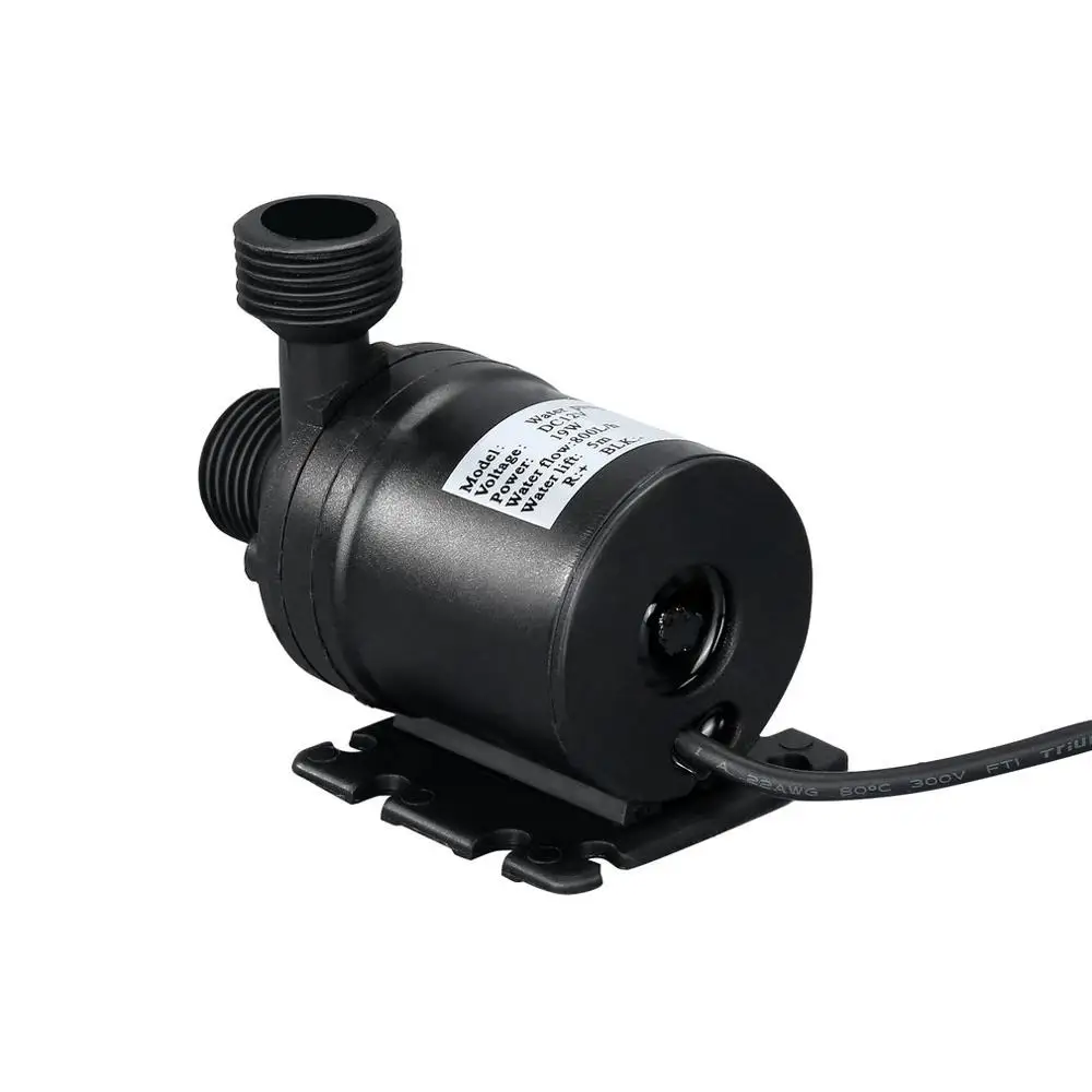 5m 800L/H Ultra Quiet Brushless Motor Submersible Pool Water Pump DC 12V Lift 