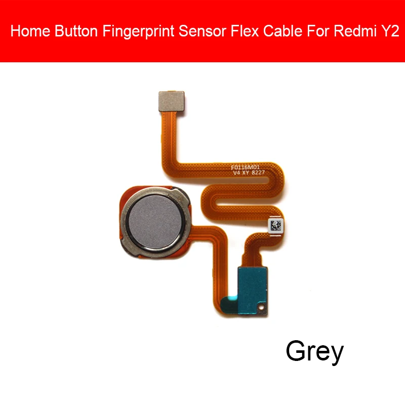 Отпечатков пальцев кнопка домой гибкий кабель для Xiaomi Redmi S2 Y2 возврат в меню клавиатуры сенсор гибкий кабель ленты Замена Ремонт Запчасти