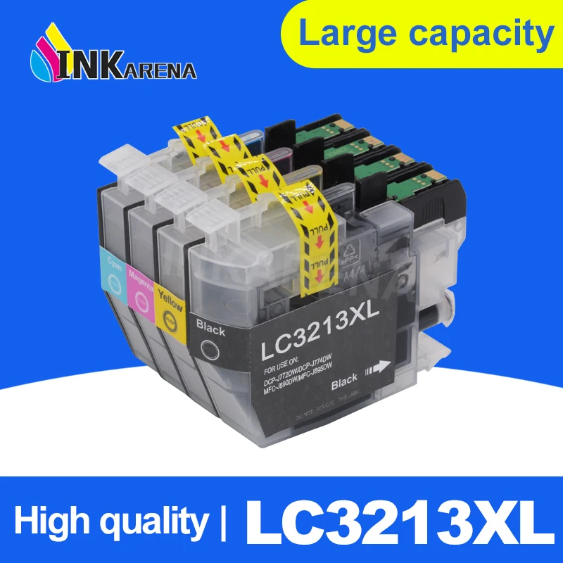 Картридж INKARENA LC3213 XL 4 цвета для принтера Brother DCP-J772DW DCP-J774DW MFC-J890DW MFC-J895DW | Компьютеры