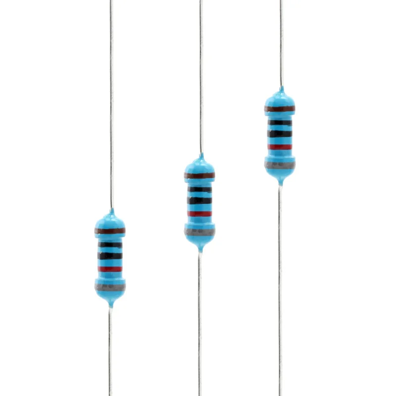 0.5W 1W 2W Metal Film Resistor 1% Assortment Kit 10 22 47 100 1K 3.9K 5.6K 10K 100K 150K 820K ohm Power set of resistors diy