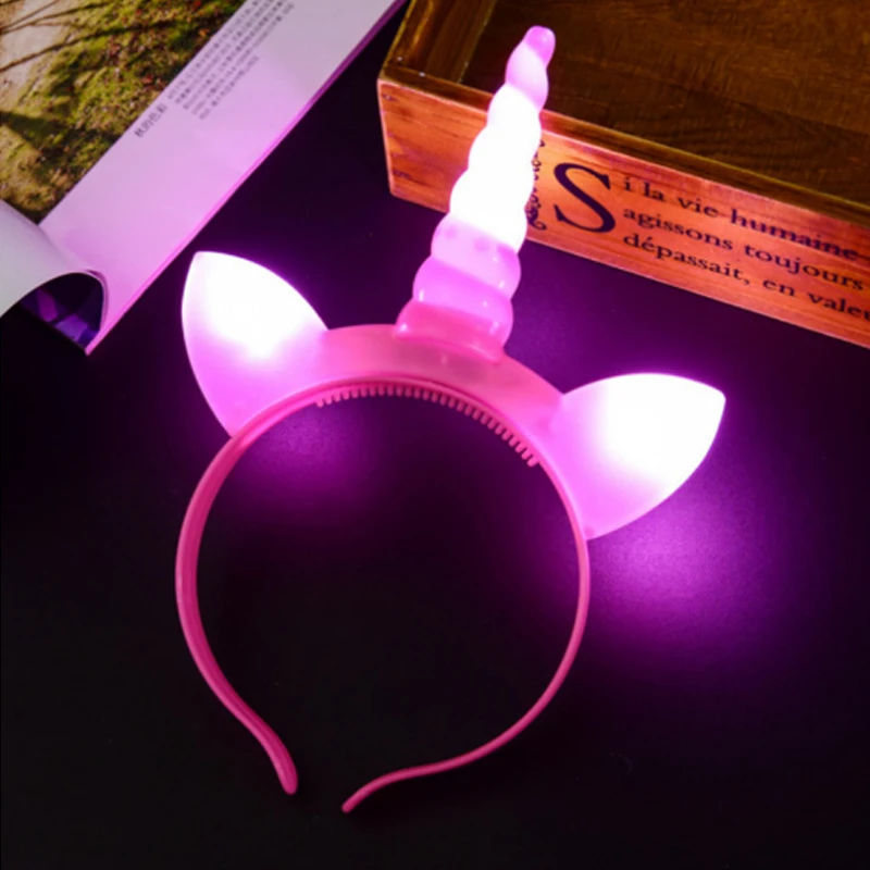 Led Light Up Flashing Headband Christmas led Headband Light Hair Accessories Party Led Party Supplies Gifts for The New Year (1)