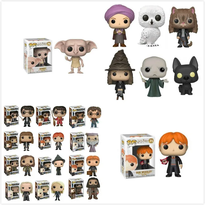 Funko POP аниме Гарри Поттер Северус Снейп луна Добби Рон Уизли проф экшн фигурка из
