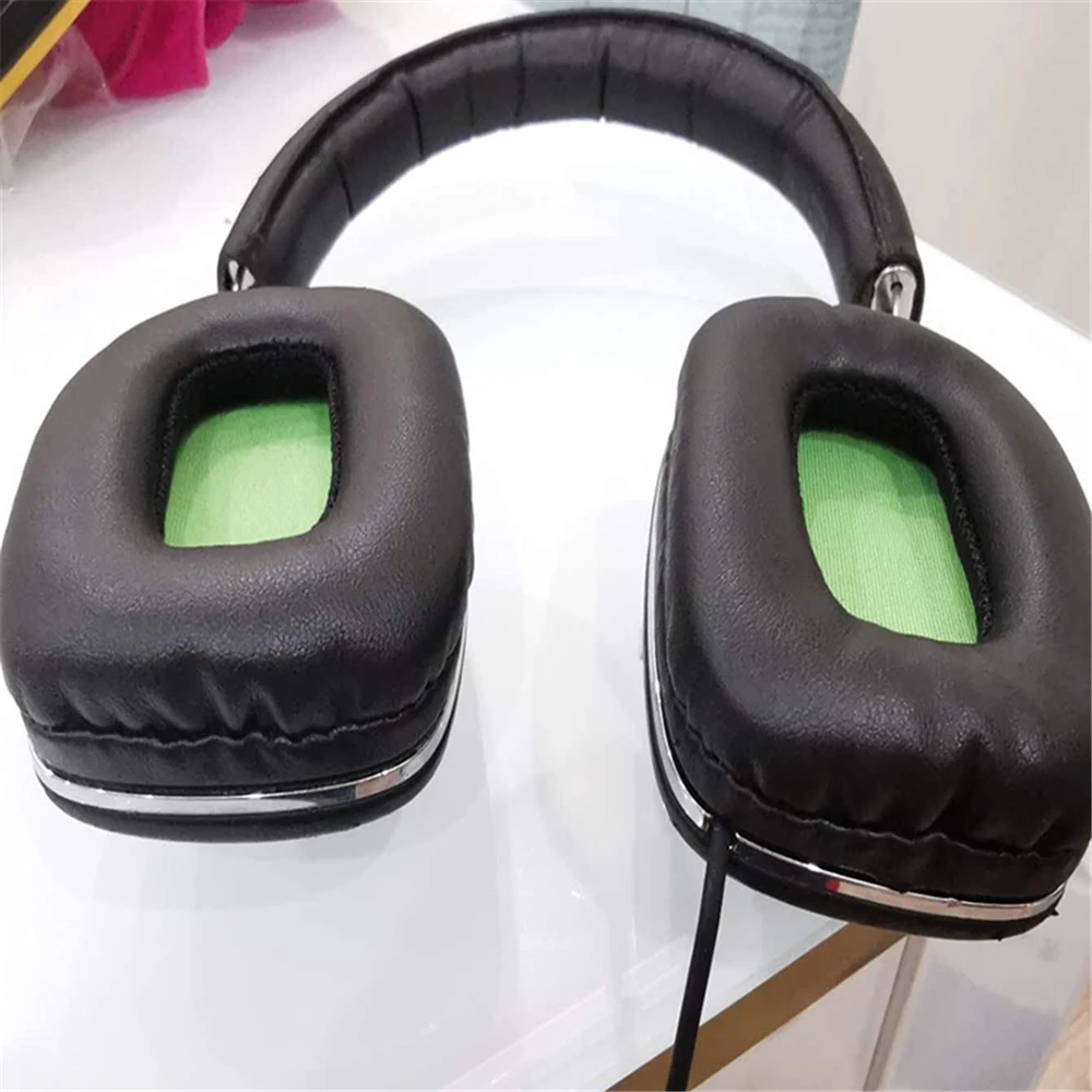1pair Replacement Sponge Leather Headphone Sleeve Soft Ear Muff Protective Pads for B W P5 Earphone Accessories