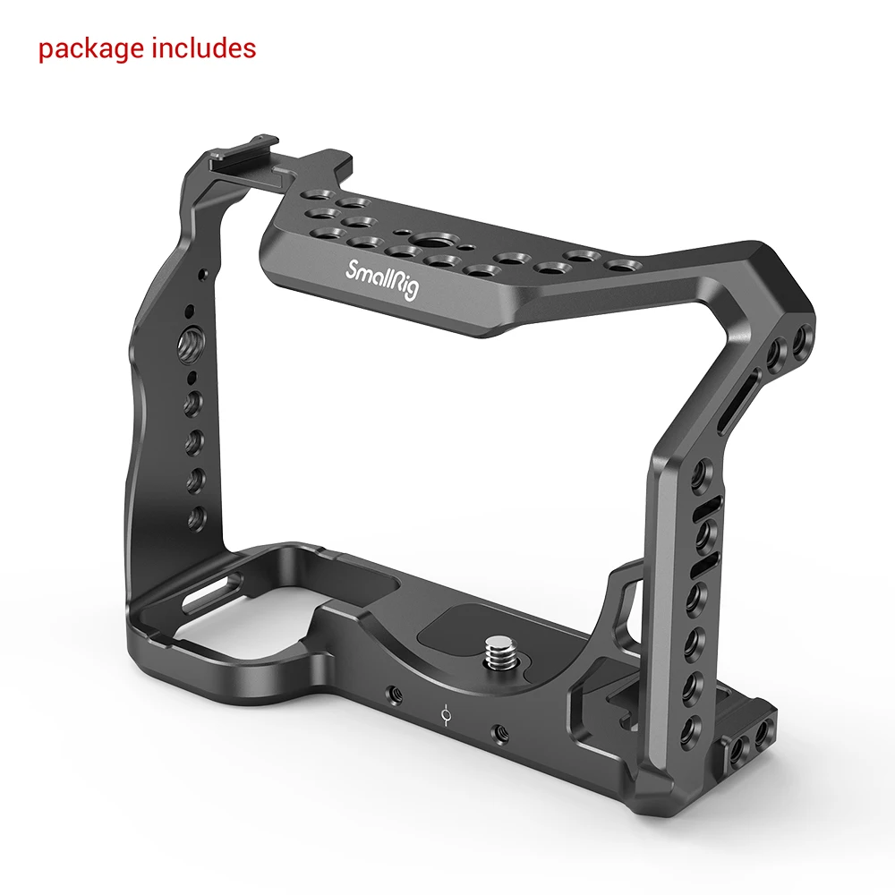 Gaiola para Sony Gaiola da Câmera com Sapata Montagem + Nato Smallrig Dslr Alpha 7s Iii Fria Ferroviário Vídeo Faça Você Mesmo Gaiola Rig-2999 A7s3 A7siii - Image 3