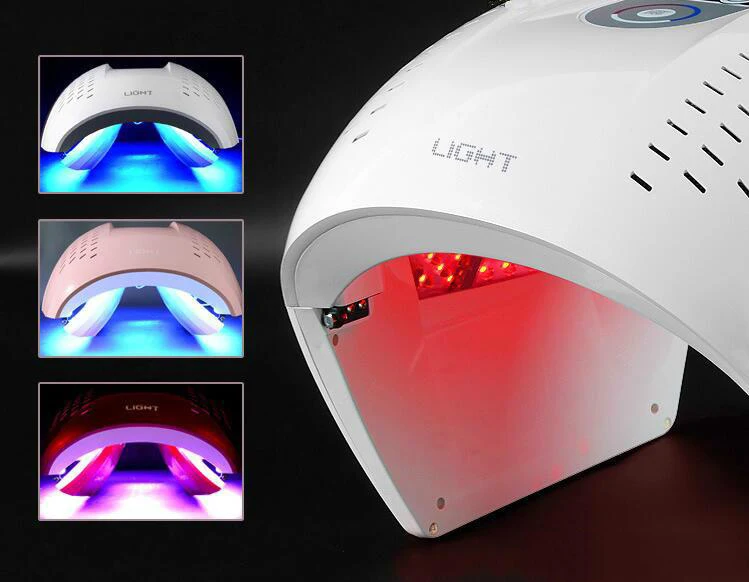  2020 New Arrival 4 Colors Red Blue Infrared PDT LED Light Therapy Facial Mask Photodynamic Machine  - 4000469720139
