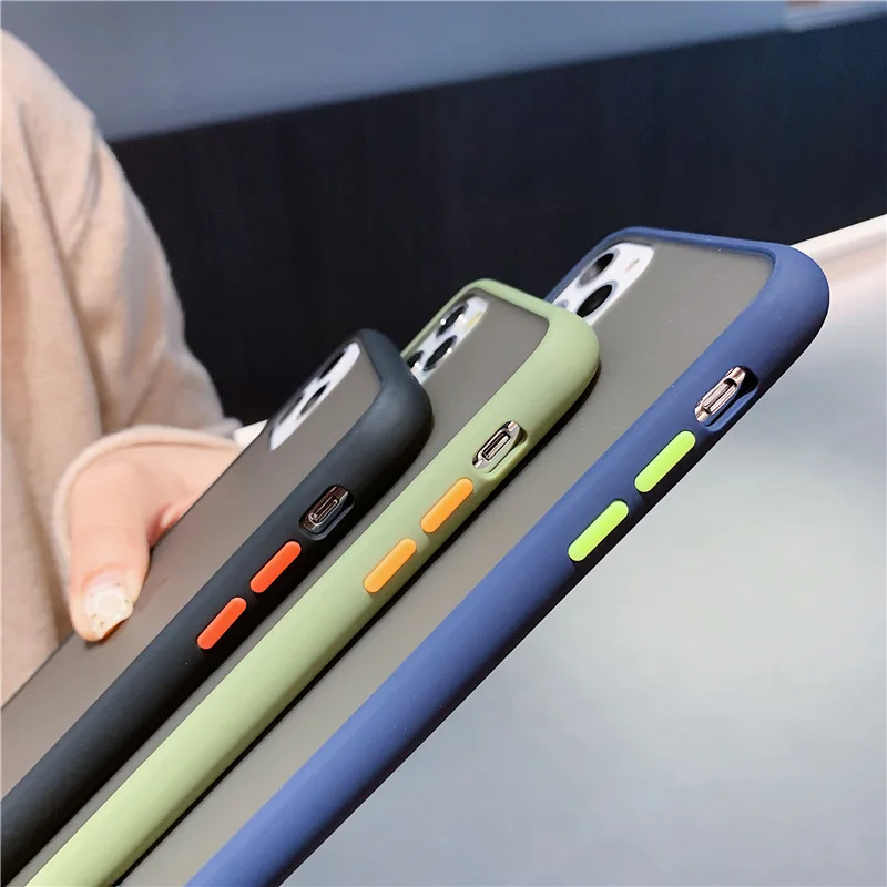 Модный Прозрачный ударопрочный чехол бампер для iPhone 11 Pro XR XS Max X 7 8 Plus мягкий