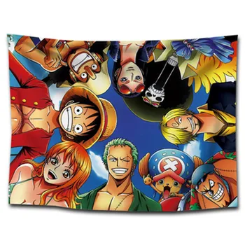 

Anime Poster Tapestry Wall Decoration Dossal Living Room Background Wall Hangings Action Figure Model Tablecloth X2524