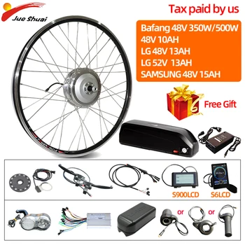 

48V500W Bafang Front Drive Motor Electric Bike Conversion Kit with10Ah/15Ah Bicycle Battery built in Samsung Cell 8Fun Ebike Kit