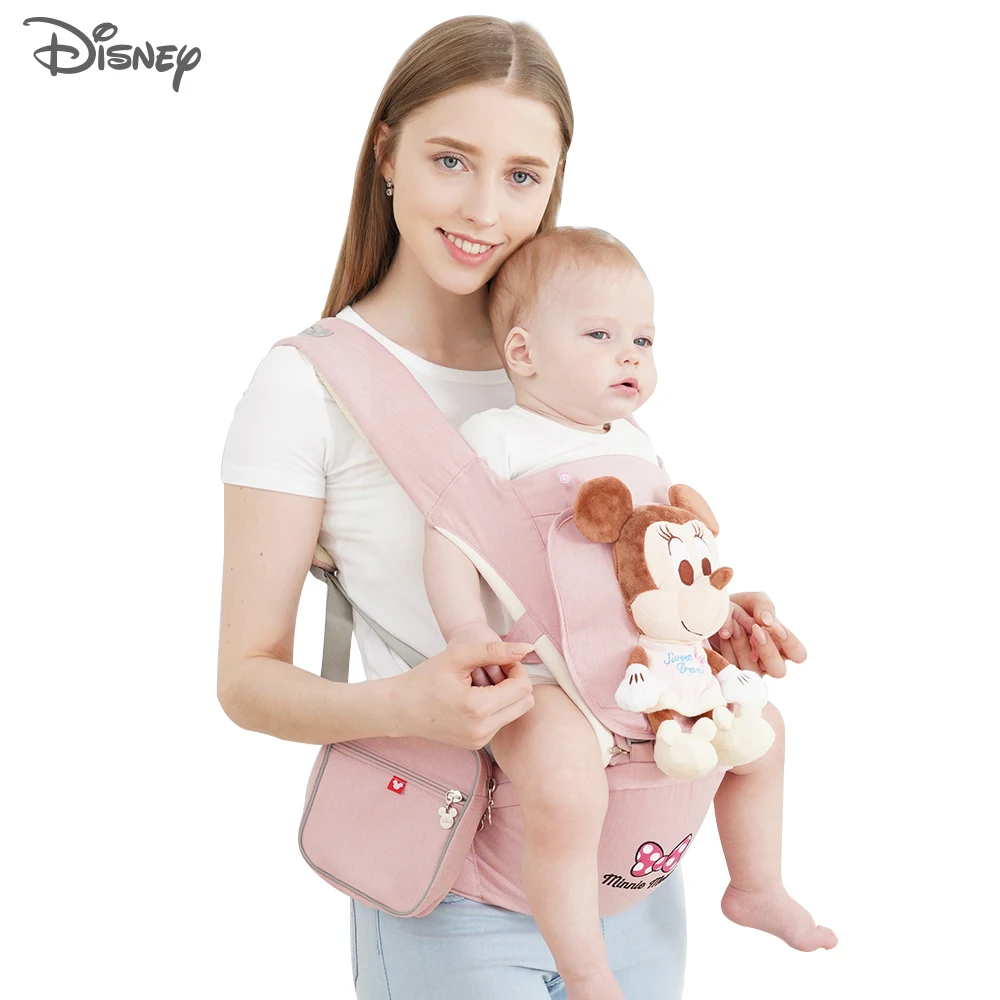 Сумка-кенгуру для новорожденных disney, сумка-кенгуру на пояс, рюкзак с утолщенными плечами, Удобный слинг для путешествий, От 0 до 2 лет
