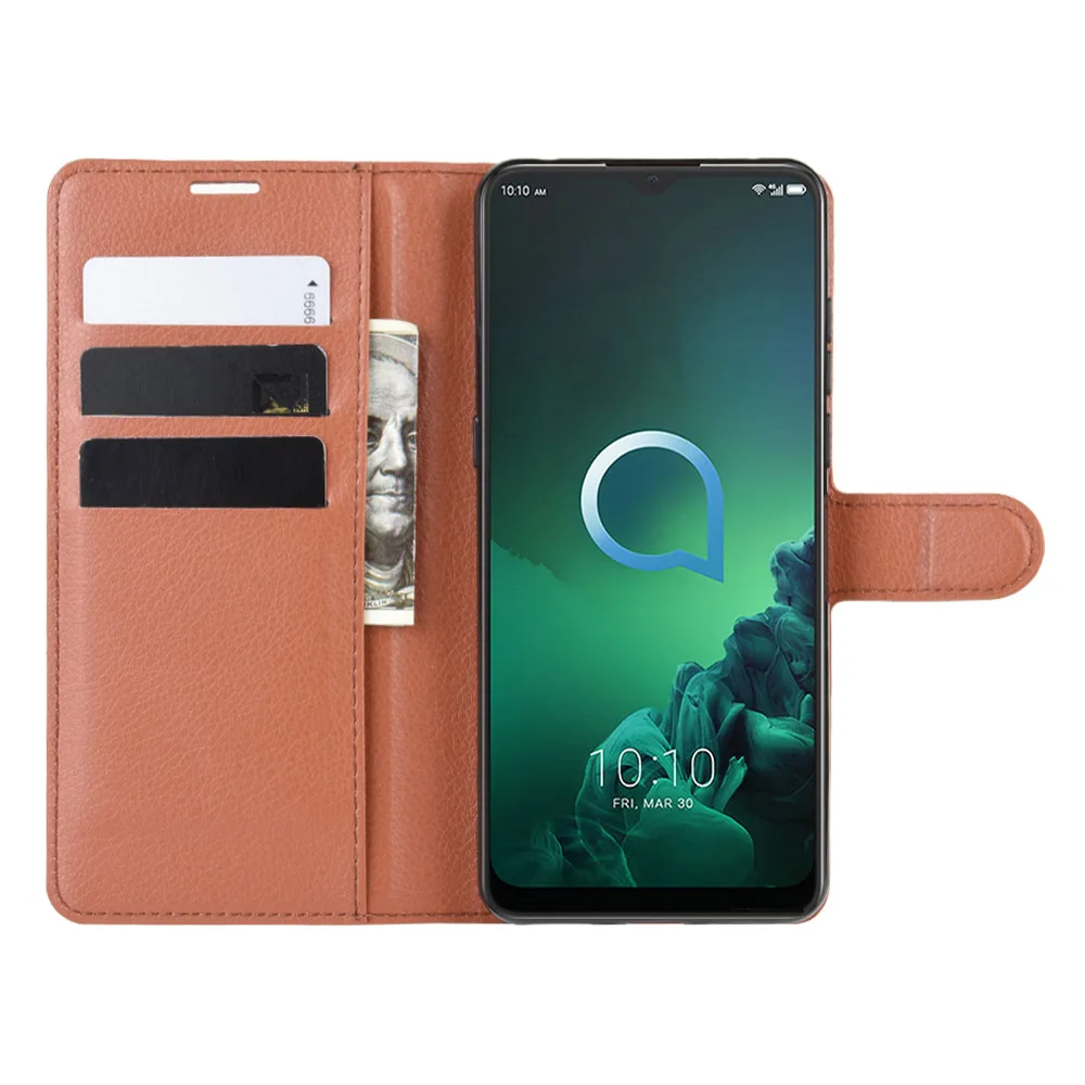 Чехол для Alcatel 3X 2019 кожаный флип чехол телефона подставка чехол|Бамперы| |