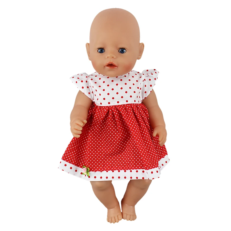 Модные Llovely платье одежда костюм подходит для 43 см ухода за ребенком мам Baby Doll 17
