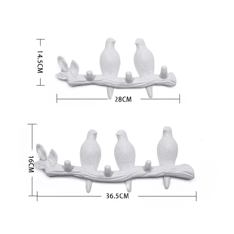 Модные украшения для стен 1 шт., аксессуары для дома, вешалка для гостиной, смола, птичий ключ, для спальни, Кухонное пальто, шляпа, вешалка на стену, крючки
