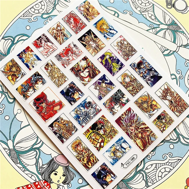 TSC-293 TSC-287 Japanese cartoon anime clown character 3D Back glue Nail Art Stickers Decals Sliders Nail ornament decoration TSC-180 N