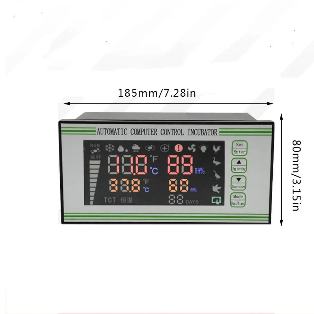 Xm-18S автоматический инкубатор для яиц контроль Лер термостат температура влажность инкубатор Датчик Зонд инкубатор система управления