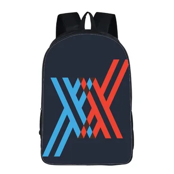 

Darling In The FranXX Backpack School Bags for Teenagers Boys Girls Laptop Backpack HIRO ZERO TWO Harajuku Casual Travel Bags