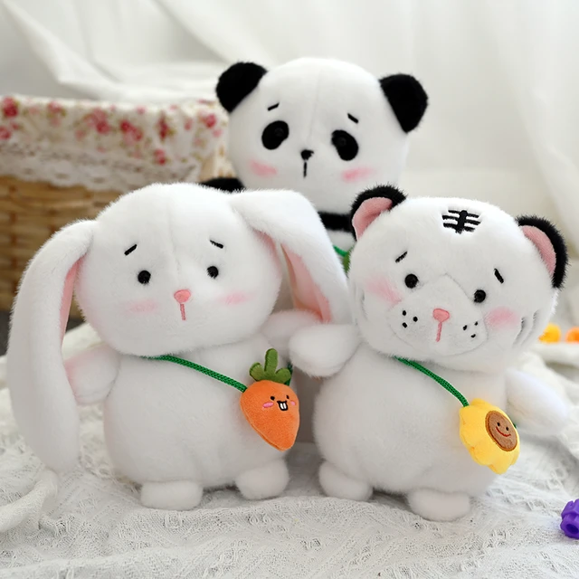 Kawaii Japanese Style Rabbit White Tiger Plush Toy Stuffed Animal Panda Doll  Cartoon Appease Plushies Soft Gifts For Girl Baby - AliExpress