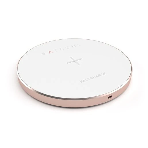 Беспроводное зарядное устройство Satechi Aluminum Wireless Charger Rose Gold|Зарядные устройства| |