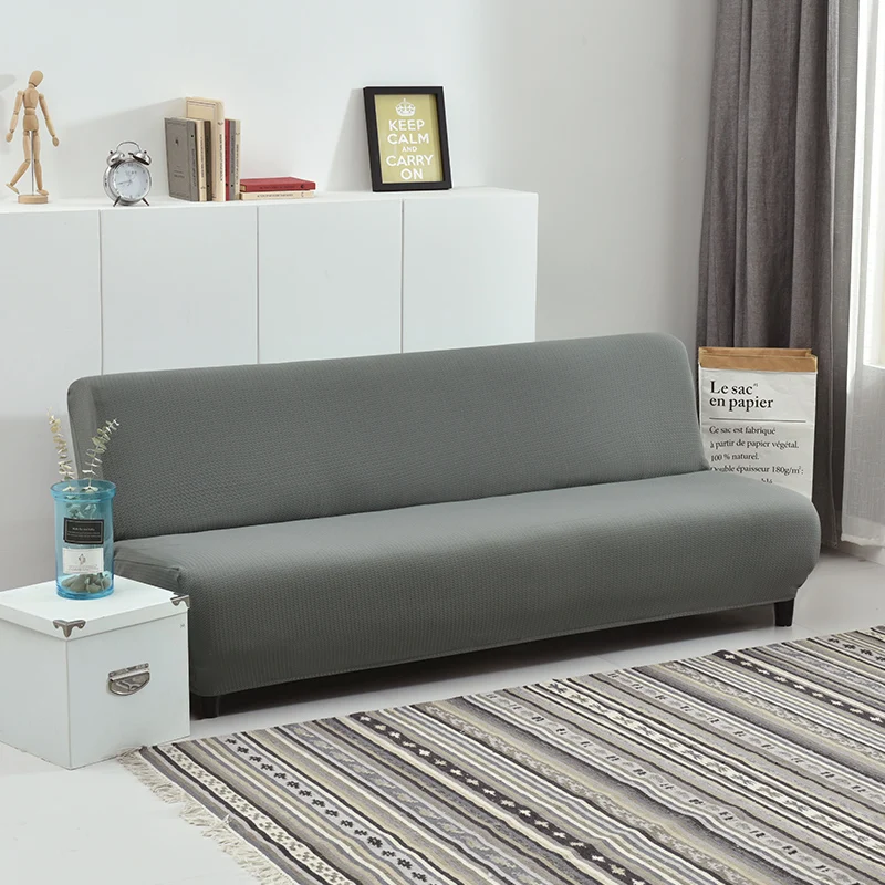 Японский простой Твердый эластичный Эластичный 160-190 см без подлокотника, чехол для дивана из полиэстера/спандекса, для гостиной