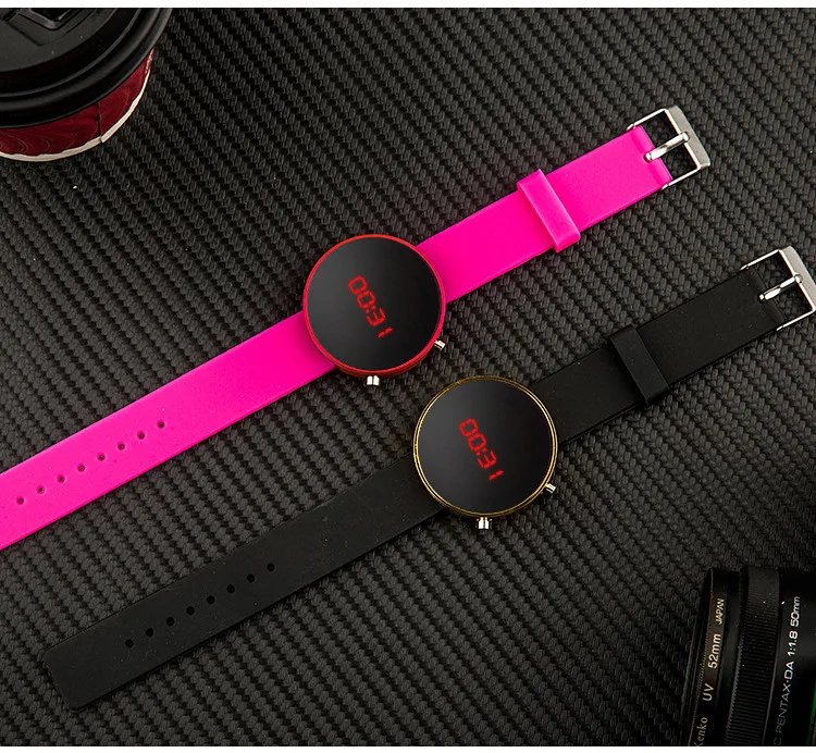 Children's Digital Watch Fashion Pink Strap Sports Electronic Wrist Watches Boys Girls Cute Cartoon Clock Kids Baby Gifts Reloj