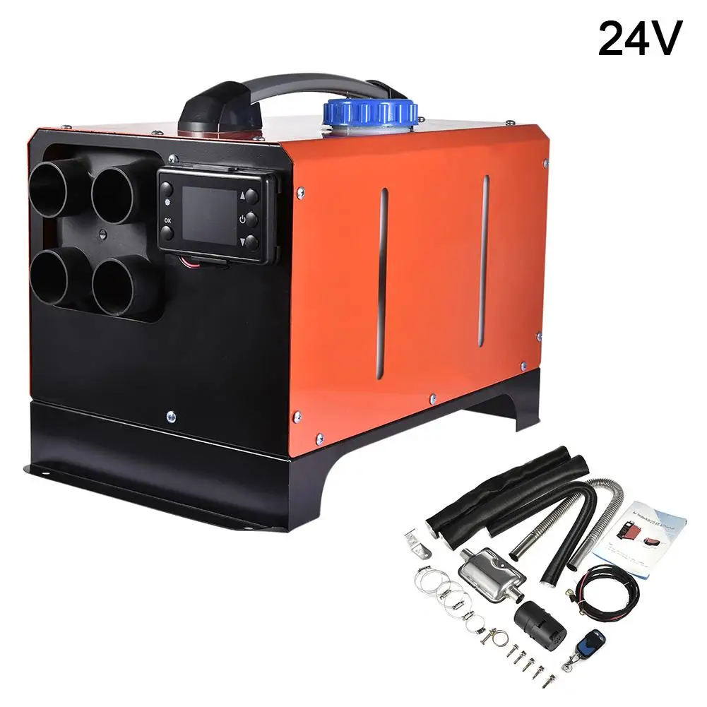 5KW 12V24V Car Heater Parking Air Diesels Heater with Remote Control LCD Monitor for Car RV Motorhome Trucks Trailer Boat Heater - Название цвета: 24V