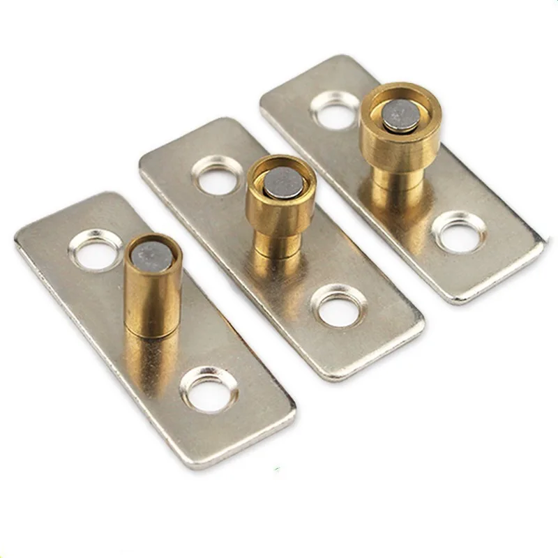 

2Pcs Sliding Door Guide Locator Metal 8mm/10mm/12mm Diameter Wooden Gate Push Pull Down Roller Stop Swing Director Accessories