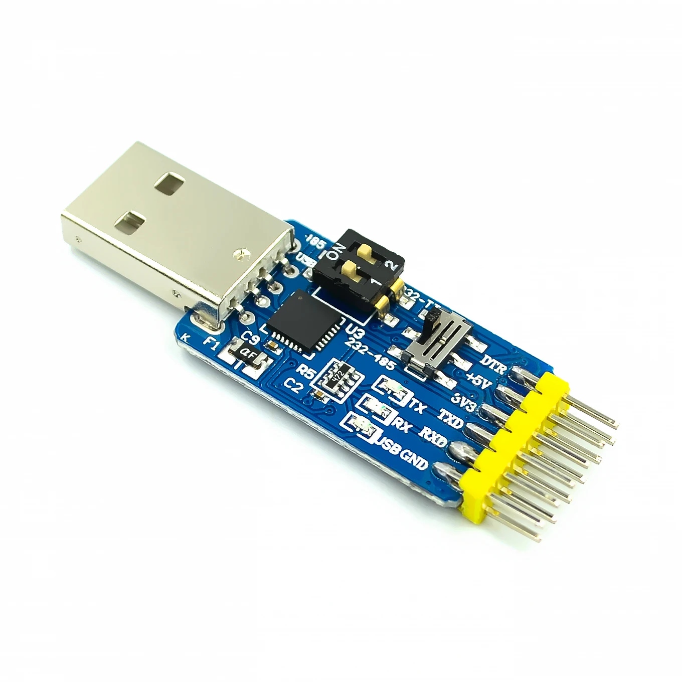 Новый USB CP2102 в TTL RS232 RS485 взаимное преобразование 6 1 модуль преобразования хорошее |
