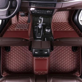 

WLMWL Car Floor Mats For Volvo s60 s80 c30 s40 v40 v60 xc60 xc90 xc70 all models LOGO custom Car Carpet Covers floor mats