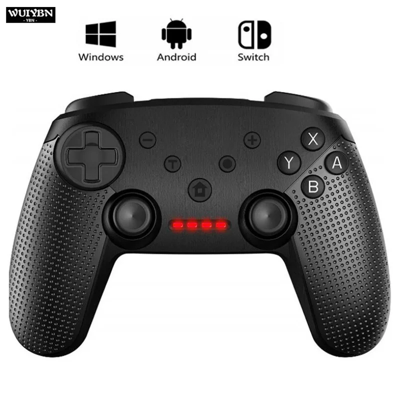 Online WUIYBN nuevo interruptor inalámbrico controlador Bluetooth GamePad NS Joystick para Nintendo interruptor lite máquina de juego PC Android vapor