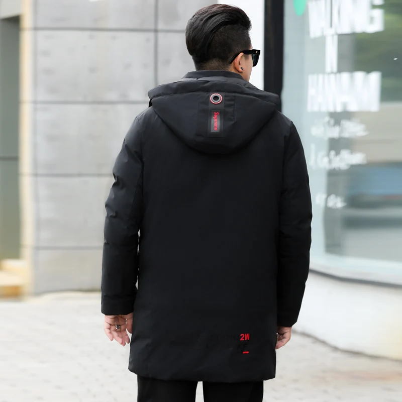 10XL 8XL 6XL long warm winter Jacket men windproof brand clothing male cotton autumn coat casual quality black down Parkas men