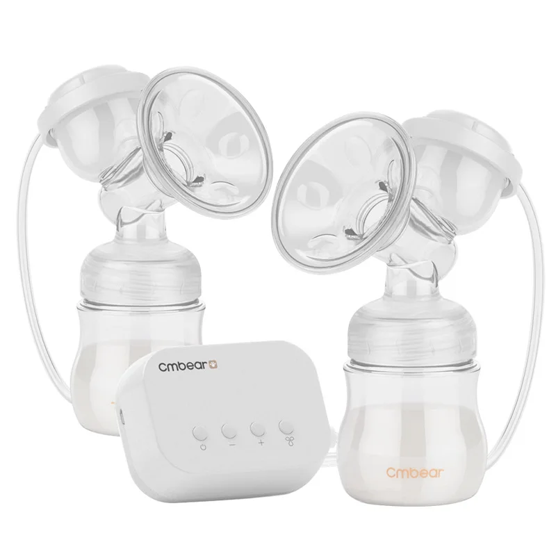 

Breast Pump ka man bear Rechargeable Bilateral Electric Breast Pump Multi-Mode Accommodation Zone Battery