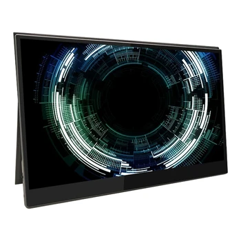 

15.6-Inch Portable Monitor Type-C 1080P HD Game External Display for Phones/PC/PS/(EU Plug)