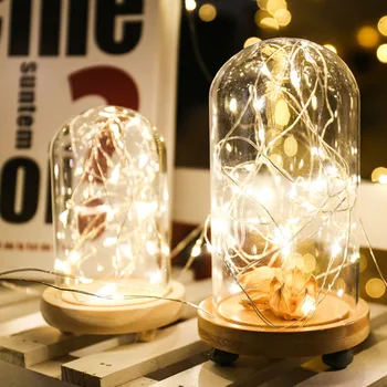 

8 Modes Remote Control LED Fairy Lights Battery Operated Waterproof String Lights Outdoor For Wedding Christmas Party Decoration