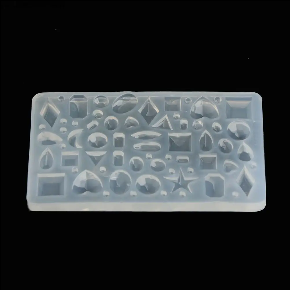 DIY Chocolate Mold Rectangle Cabochon Silicon Pendant Molds For Epoxy Resin crystal Making Jewelry tools Art | Дом и сад